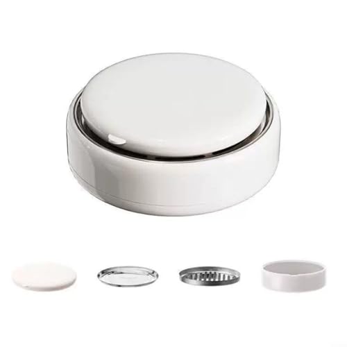 MoSundi Porte-bobine anti-parasites avec base stable et cendrier, brûleur d'encens résistant à la chaleur, pour bobines, bois de santal, utilisation en extérieur, terrasse, jardin, blanc (blanc)