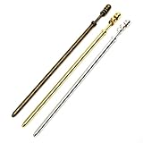 Sea drop かんざし 簪 パーツ 金属 一本挿し 1本 3本 5本 10本 約15cm シルバー スペーサー付き シンプル アクセサリー とんぼ玉 ハンドメイド 手作り [207h-s-1]