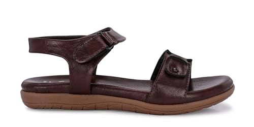 Image of Karaddi Women's Fashion Sandals | Women's Flat Heels | Stylish Ankel Strap Sandal for Ladies
