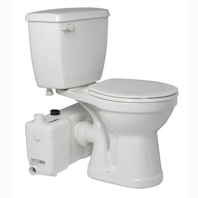 Bundle-17 Elongated Toilet with Sanibest (4 Pieces) Finish: White