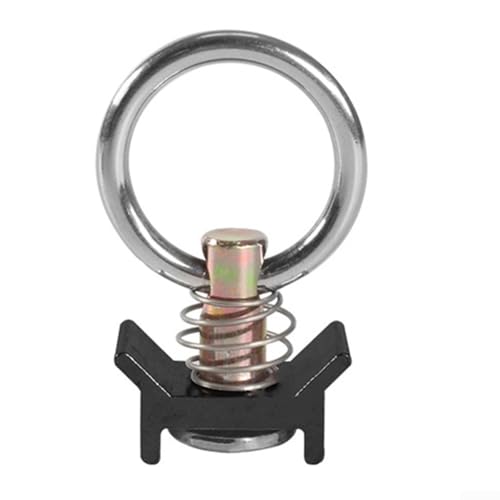 Honseadek Bullone di ancoraggio singolo da 30 cm, anello a sgancio rapido, bullone a molla, lega di alluminio, ad alta resistenza, resistente alla compressione, design regolabile (anello di trazione