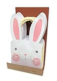 Meri Meri Pink Funny Bunny Kids Party Bags - Pack of 8