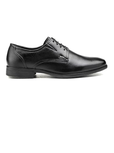 Image of Lee Cooper LC2157B3R Men's Leather Derby Formal Shoes | Lightweight, Comfortable & Stylish Lace-Ups for Office, Business