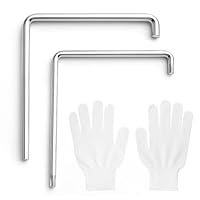 2 Stück Fenster Einstellwerkzeug Set, 4mm SechskantschlüSsel & Torx TX15, JustierschlüSsel für Fenster und TüRen, Fensterschrauben EinstellschlüSsel Gilt für Roto, Siegenia, Winkhaus TüRen und Fenster