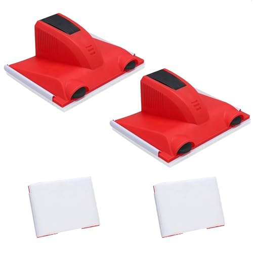 Funnaura 2 Pcs Paint Edger Tool for Cutting in, Edge Latex Painting Flat Edging Tools with Brush