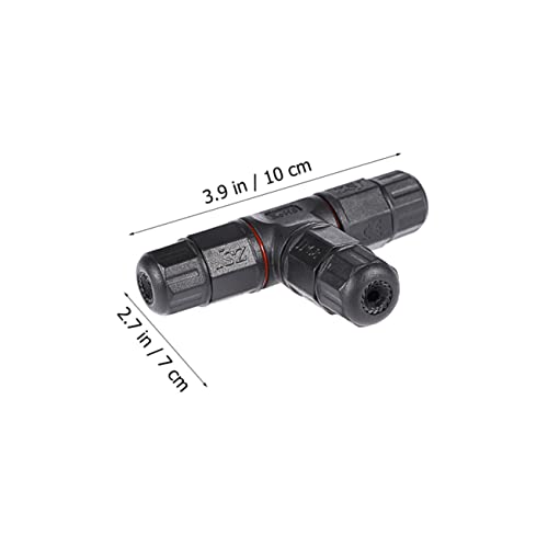 Angoily Conector De Cabo Caixa De Junção Ao Ar Livre Conector De Cabo Ip68 Conector De Fio De 3 Vias