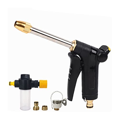 Pistola a spruzzo d'acqua in metallo ad alta pressione Pulitore per idropulitrice Tubo da giardino Pistola ad acqua Sprinkler Pistola ad acqua in schiuma per pistola ad acqua ad alta pressione da gia