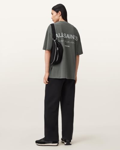 Image of AllSaints Men's Underground Oversized Short Sleeve Crew Neck Shirt