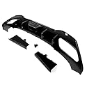 Glänzendes Schwarzes Auto-Heckstoßstangen-Diffusor-Lippenkörper-Set Für BMW 8er G14 G15 M850i ​​2-Türer 2018 2019 2020 2021 2022 2023