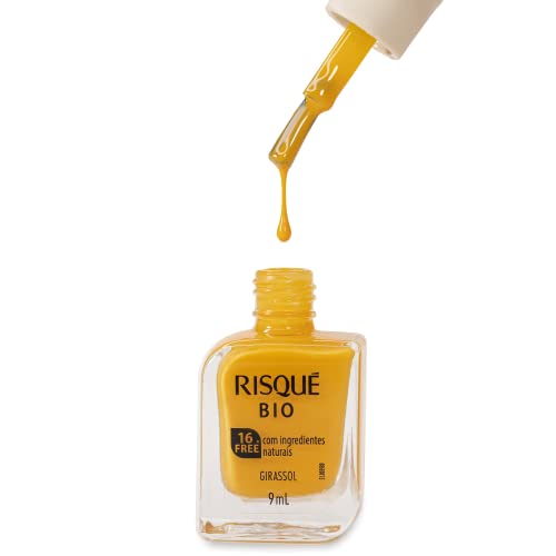 Risqué Esmalte Bio Amarelo Cremoso Girassol 9Ml