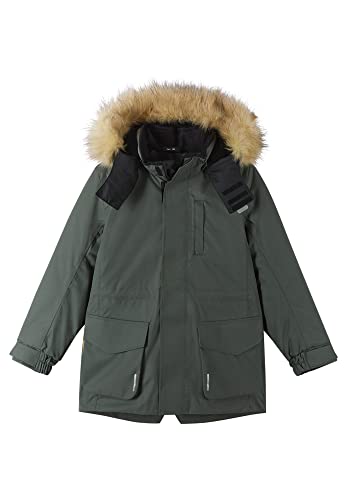 Reima Kids Naapuri Winter Jacket Grün - Wasserdichte atmungsaktive Kinder Winterjacke, Größe 116 - Farbe Thyme Green