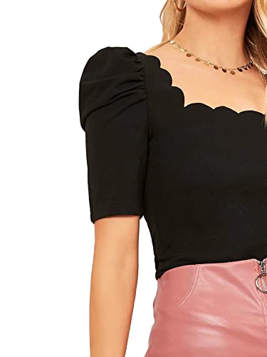 Image of Shasmi Women's Polyester Solid Slim Fit T-Shirt
