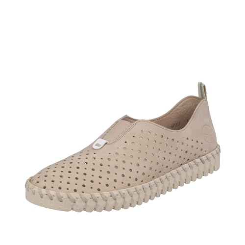 Preisvergleich Produktbild Rieker Damen N1963 Barfußschuh, Beige, 39 EU