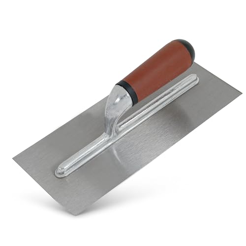 Image of Neilsen CT1667 Plastering Trowel - 125mm x 280mm Blade with Banana Cushion Grip Handle for Smooth Plastering and Screeding