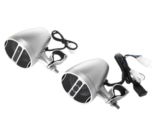 Amplificador Parlante para Manillar de Moto 12V FM miniatura 7