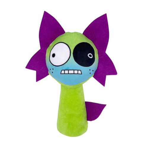Image of Purple Big Ear Single Eye Sprunki Plush Toys