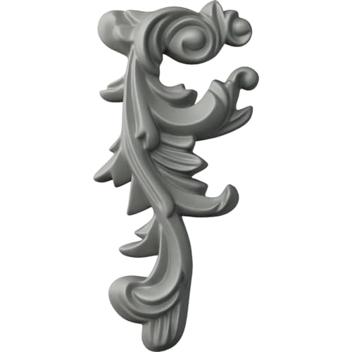 Aplique Robin Scroll tallado en madera para restaurar esquinas de puertas 2
