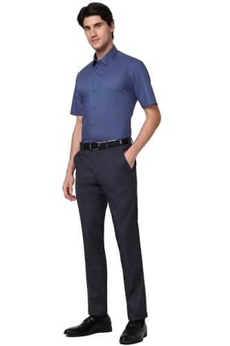 Image of Peter England Premium Formal Trousers - Cross Pocket Style