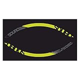 E-Bike Winora Group Unisex – Erwachsene Felgen Dekor-3050812780 Dekor, schwarz/Lime/grau, 27,5 Zoll