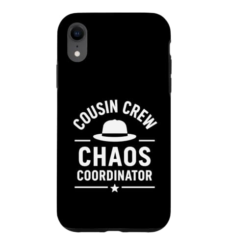 Squad Family Reunion Humor Cousin Crew Chaos Coordinator �X�}�z�P�[�X iPhone XR �p
