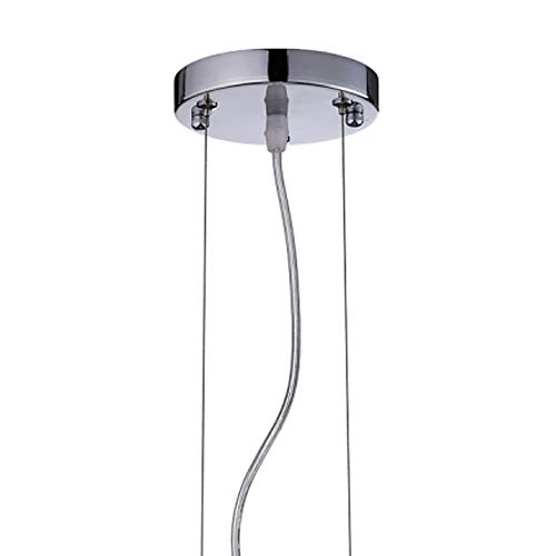 Pendente, Bella Iluminação, SohoPD005AM, mbar/Cromado/Transparente