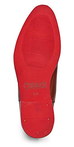 Carlos By Carlos Santana Men's Chelsea Boots, Black Calfskin Leather, 10 #TOP4