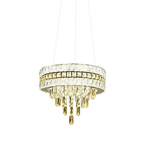 Lustre en cristal LED tricolore pour illuminer vos repas en salle à manger