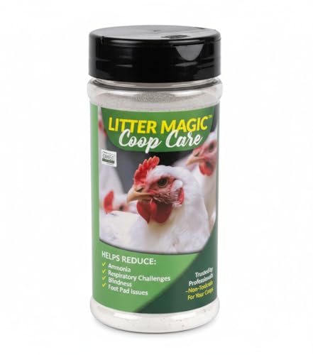 Litter Magic Coop – 1 lb – Coop Bedding Conditioner – Manage Moisture & Maintain Fresher Litter – Easy Monthly Application – Non-Toxic