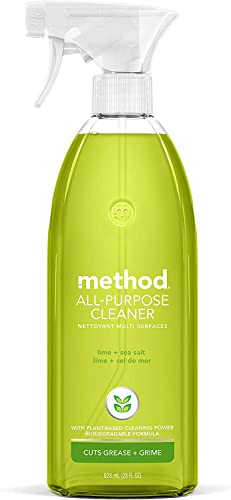 Image of Method 01239 All Surface Cleaner, Lime & Sea Salt, 28 oz Bottle, 8 /Carton