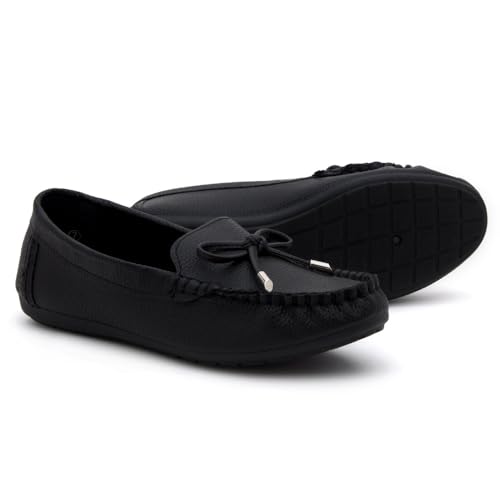 Image of Herstyle Loafers for Women - Slip-On Business Flats Shoes | Dressy Casual Walking Flats with Memory Foam Insole | Lightweight & Comfortable Moccasins for Office & Travel