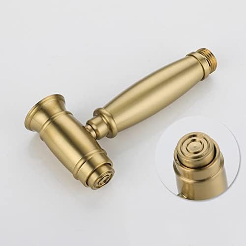 Kit de rociador de bidé acabado oro cepillado grifo de pared 6