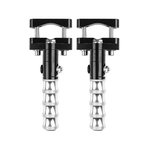 Repose-pieds avant pour moto R1250GS et F850GS avec pinces rotatives pliables
