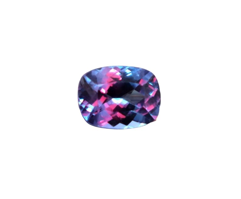 Alexandrite naturelle 15,5 mm coussin pour création de bijoux DIY