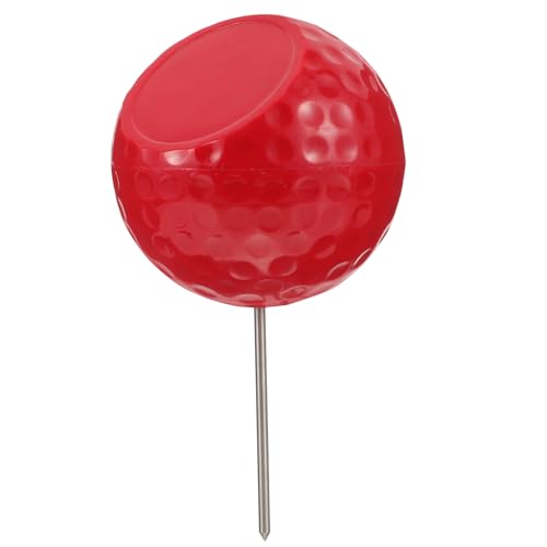 Marqueur de tee de golf rouge rigide accessoire de haute stabilité