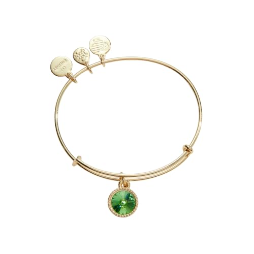 Alex and Ani August Peridot Expandable Bangle