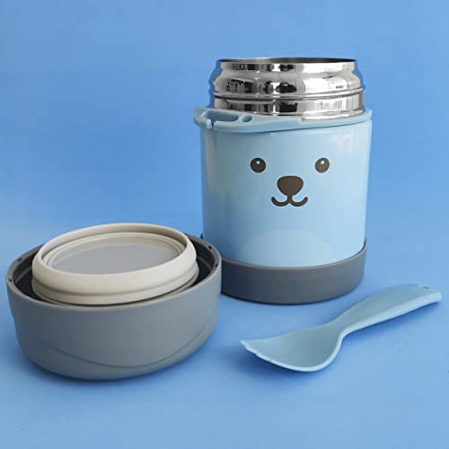 Pote Termico C/Colher - Gumy Azul, Buba, Azul