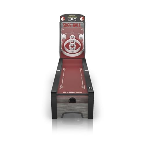 Image of Skee-Ball Arcade Table Machine Game for Home Basement Recreation Room - Premium Nostalgic Classic Fun of Roll and Score - Made in The USA