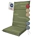 Produktbild Doppler Hochlehner-Auflage Sierra Schilfgrün 119x48x6 cm  Weiches Gartenstuhl-Polster mit Fleckschutz | Komfortable Sitzauflage mit Bindebändern für Balkon, Terrasse & Garten