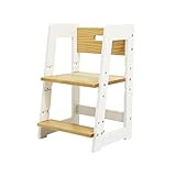 Picture of Damoch Family® 2-in-1 Premium Toddler Weaning Chair & Step Stool - Kids Portable Stool for Bathroom Training and Kitchen Learning | Reach/CPSC/CPC Certified | Multi-Functional Kids Furniture (18mo+).