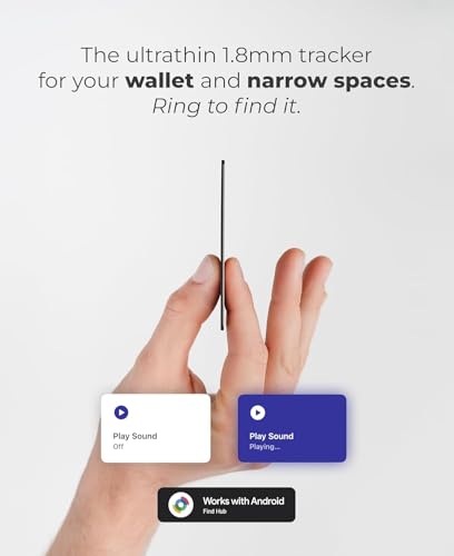 Image of Rhinokey Apple MFi Certified Wallet Tracker Card Works with Apple Find My