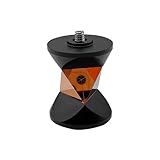 360 Degree Mini Prism Compatible with Swiss Nikon Total Station Red Film Mini 360° Total Station Prism