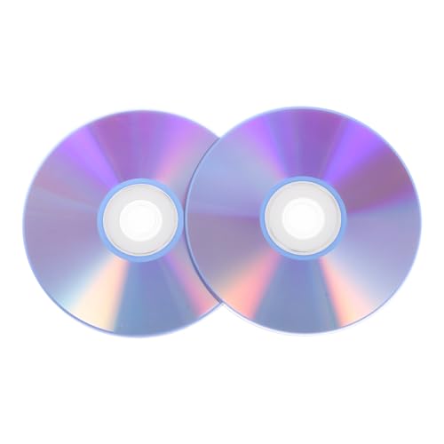 NOLITOY 2 Piezas Discos CD DVD Grabables Gran Capacidad para Almacenamiento de Música y Grabación de Audio Profesional para Estudio Hogar y Uso Empresarial