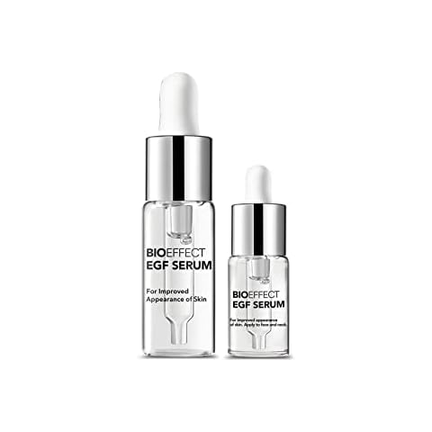 BIOEFFECT EGF Serum Treatment Duo with Hyaluronic Acid, Enhance Skin with Moisturizing, Firming, Wrinkle-Fighting Treatment for Face And Neck, Day And Night, Best Derma Roller Facial Serum Cover