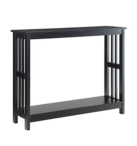Mission Console Table with Shelf