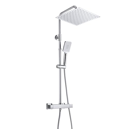 JOHO Colonna Doccia con Miscelatore Fori Muro Regolabili Colonna Doccia
