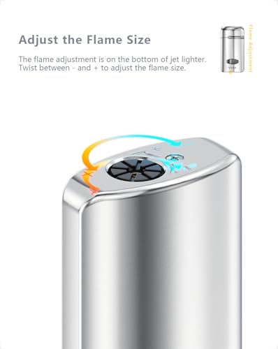 Miniatura 4 de Mechero Antiviento De Gas Recargable, Lighter Sin Gas Incluido