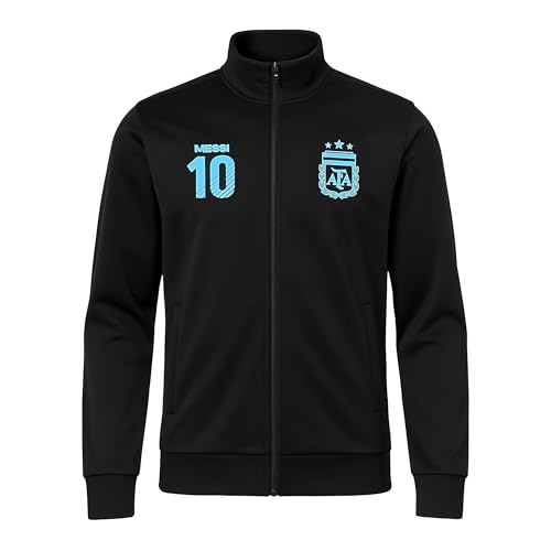 Image of Icon Sports Officially Licensed Argentine Football Association Lionel Messi Track Jacket - Unisex Adult