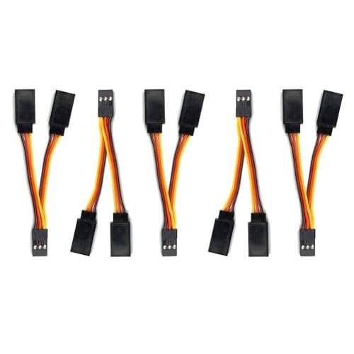 kekaa 5 StüCk JR/Futaba Style Servo 1 Bis 2 Y Kabelbaum Kabel Splitterkabel Stecker auf Buchse VerläNgerungskabel für RC Modelle 7Cm kekaa 5 StüCk JR/Futaba Style Servo 1 Bis 2 Y Kabelbaum Kabel Splitterkabel Stecker auf Buchse VerläNgerungskabel für RC Modelle 7Cm