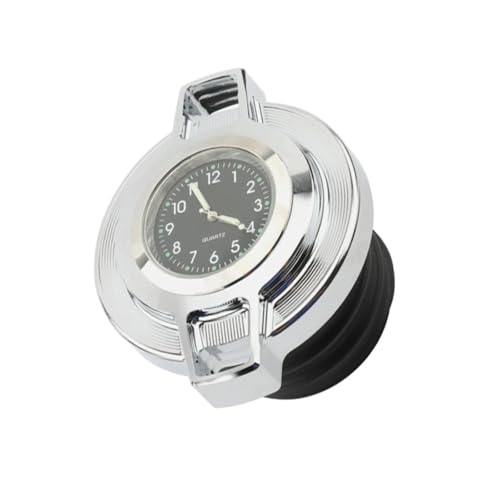 Bouchon de réservoir moto avec horloge intégrée pour Harley Davidson Sportster XL 883 et 1200