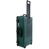 Trekking Green Pelican 1615 Air case with Black Handles & latches. Comes empty.